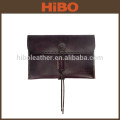 Vintage men's envelope clutch leather wallet